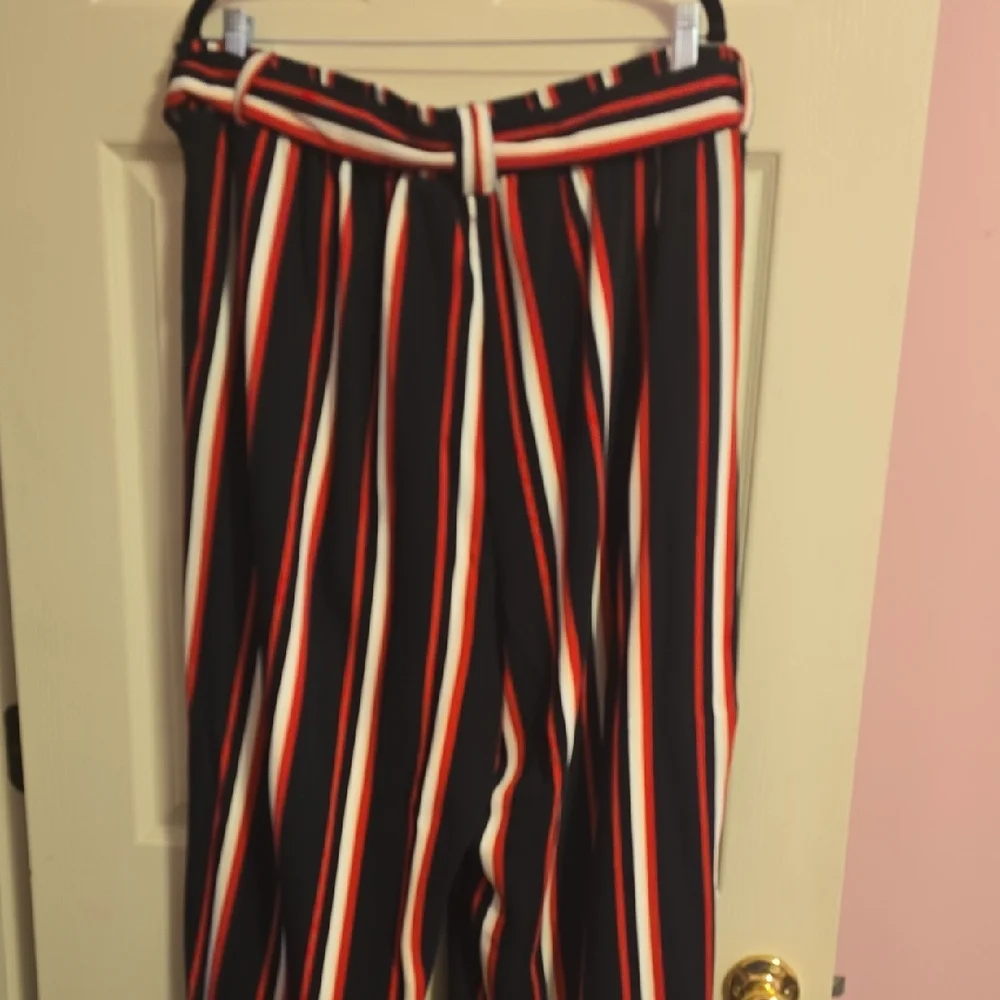 Torrid Multicolor Striped Wide Leg Pants‎